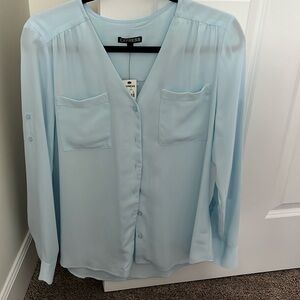 Express button down blouse